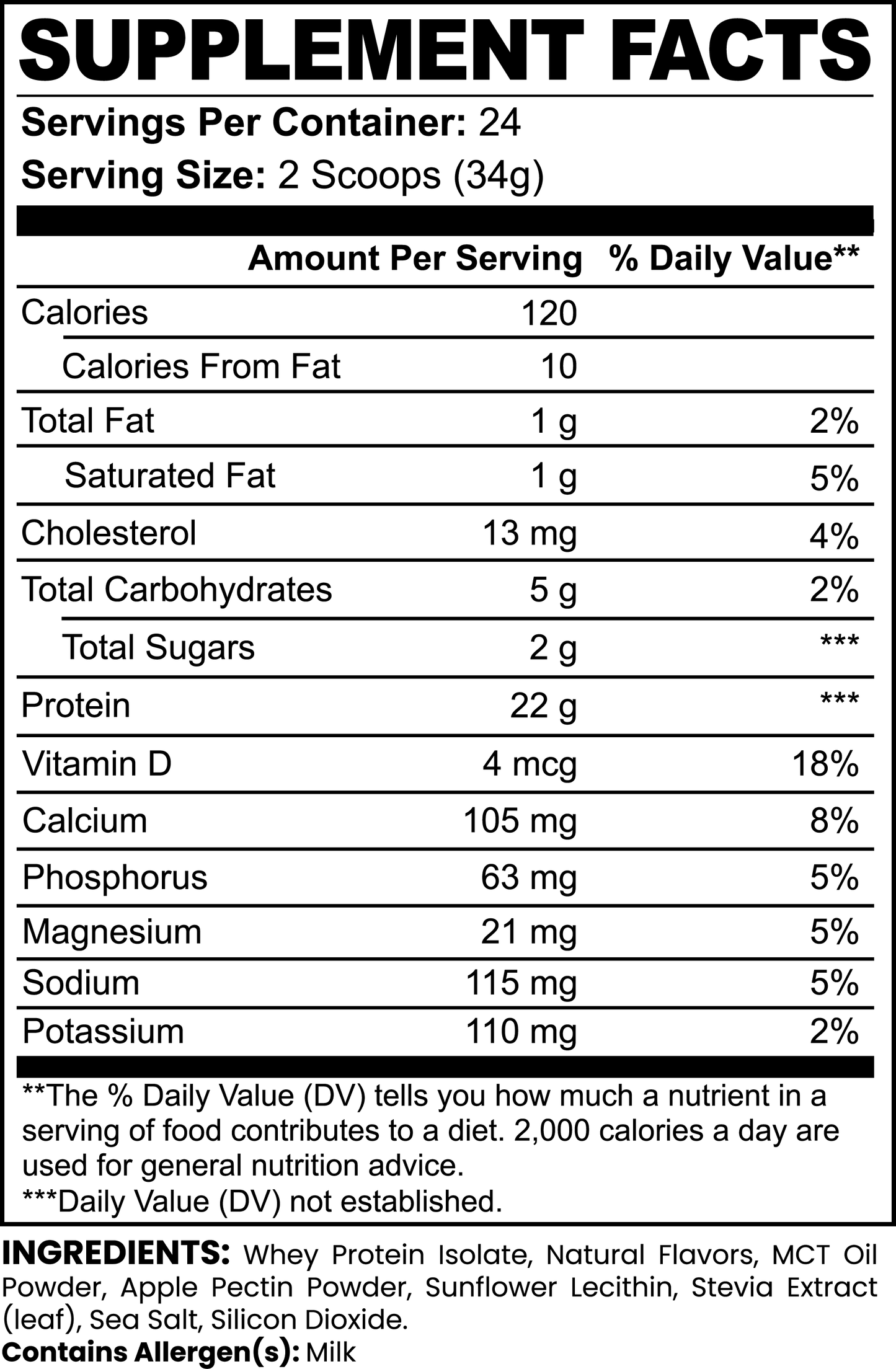 BIG GUARD Protein Isolate (Vanilla)